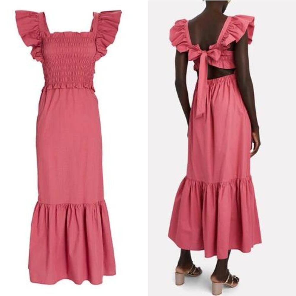 Sea New York‎ Gladys Maxi Dress Rose Pink Size Large NWT